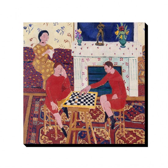 تابلو شاسی طرح خانواده نقاش از ماتیس