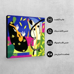تابلو شاسی طرح غم و اندوه شاه از ماتیس