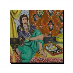 تابلو شاسی طرح اودالیسک نشسته از ماتیس