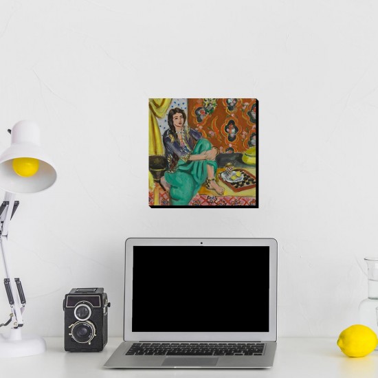 تابلو شاسی طرح اودالیسک نشسته از ماتیس