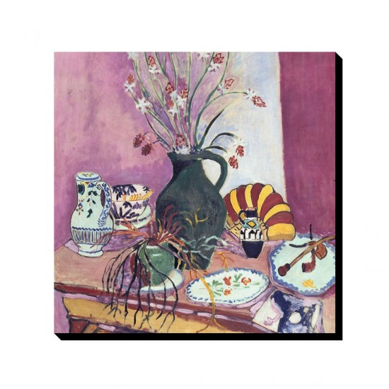 تابلو شاسی طرح اشیاء بی جان، سوسن ها از ماتیس