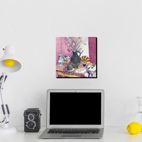 تابلو شاسی طرح اشیاء بی جان، سوسن ها از ماتیس