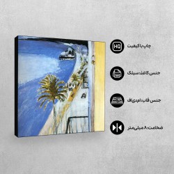 تابلو شاسی طرح خلیج زیبا از ماتیس