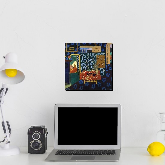 تابلو شاسی طرح اشیاء بی جان، بادمجان ها  از ماتیس