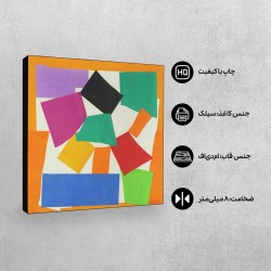 تابلو شاسی طرح حلزون از ماتیس