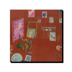 تابلو شاسی طرح استودیوی قرمز از ماتیس