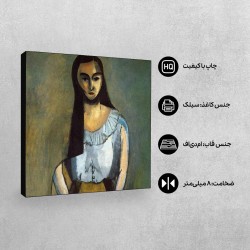 تابلو شاسی طرح زن ایتالیایی از ماتیس