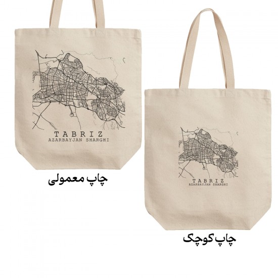 تت بگ متقال طرح نقشه شهر تبریز