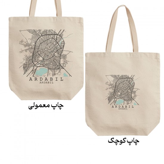 تت بگ متقال طرح نقشه شهر اردبیل