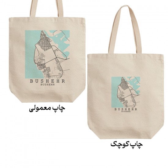 تت بگ متقال طرح نقشه شهر بوشهر