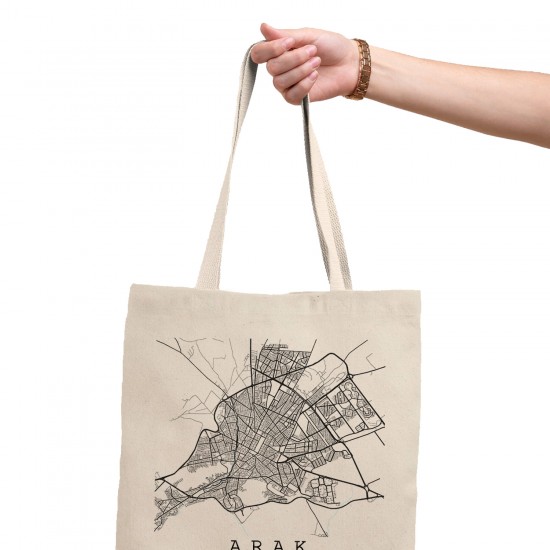 تت بگ متقال طرح نقشه شهر اراک