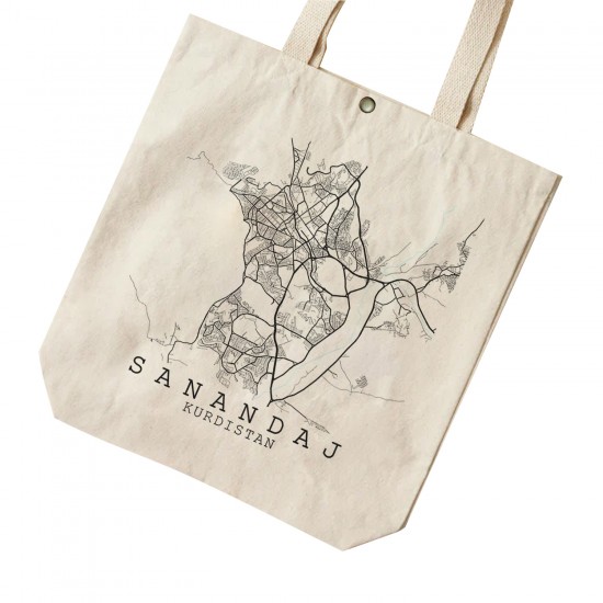 تت بگ متقال طرح نقشه شهر سنندج