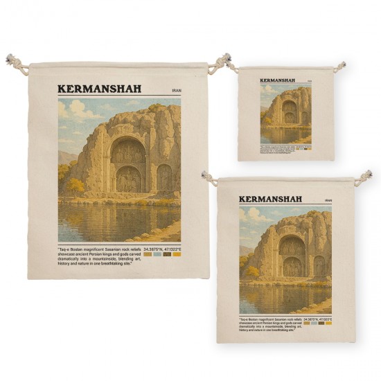 کیسه نظم دهنده طرح طاق بستان کرمانشاه