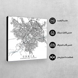 تابلو شاسی طرح نقشه شهر ارومیه