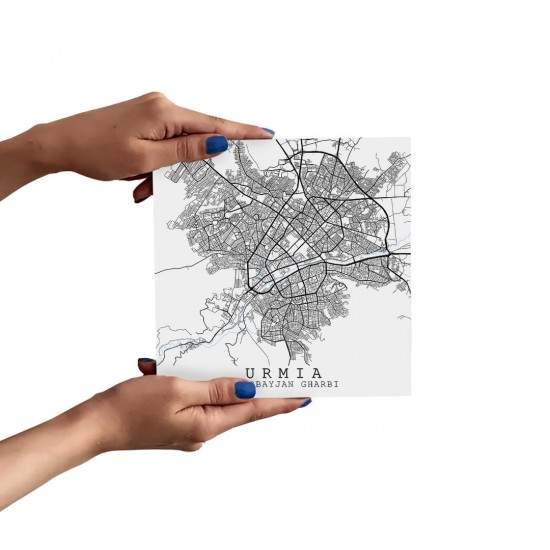 تابلو شاسی طرح نقشه شهر ارومیه