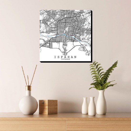تابلو شاسی طرح نقشه شهر اصفهان