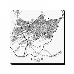 تابلو شاسی طرح نقشه شهر ایلام