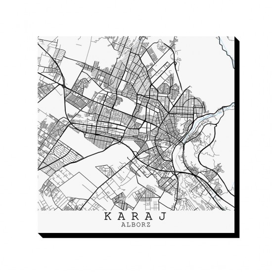 تابلو شاسی طرح نقشه شهر کرج
