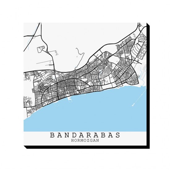 تابلو شاسی طرح نقشه شهر بندرعباس