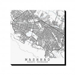 تابلو شاسی طرح نقشه شهر مشهد