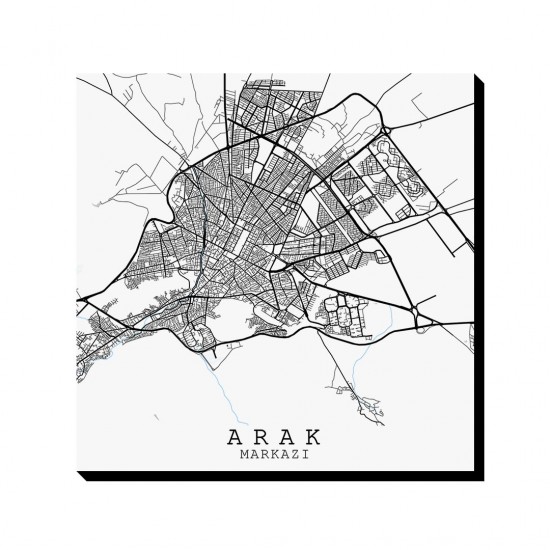 تابلو شاسی طرح نقشه شهر اراک
