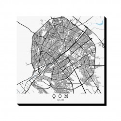 تابلو شاسی طرح نقشه شهر قم