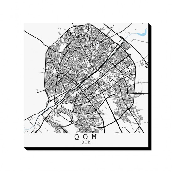 تابلو شاسی طرح نقشه شهر قم