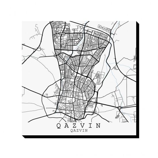 تابلو شاسی طرح نقشه شهر قزوین