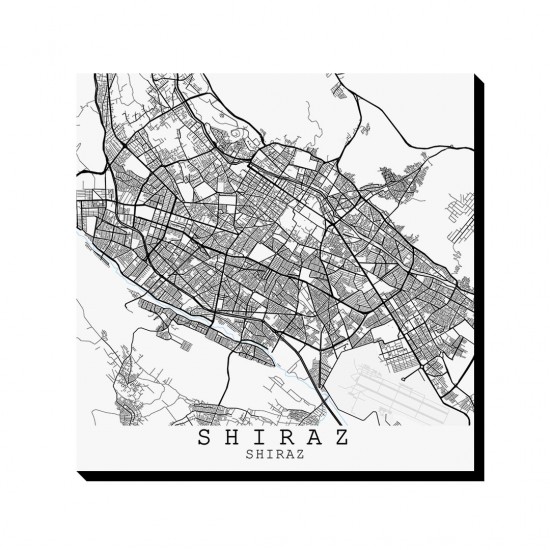 تابلو شاسی طرح نقشه شهر شیراز