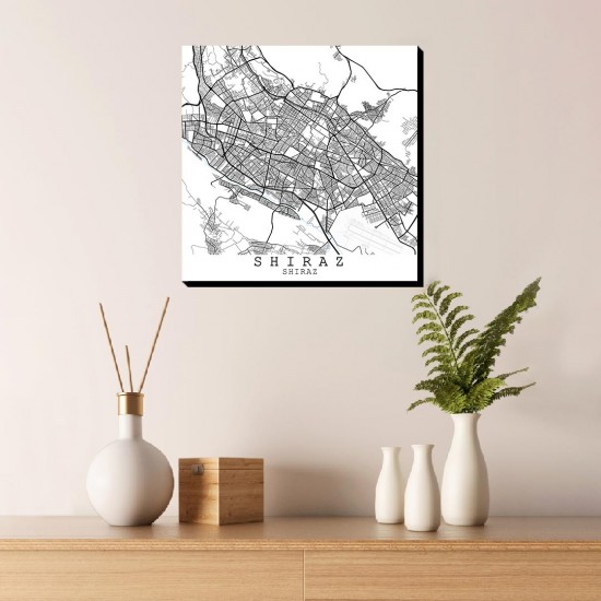 تابلو شاسی طرح نقشه شهر شیراز