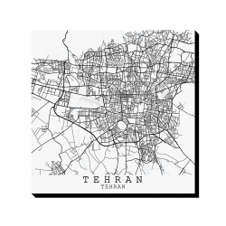 تابلو شاسی طرح نقشه شهر تهران