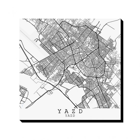 تابلو شاسی طرح نقشه شهر یزد