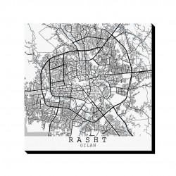 تابلو شاسی طرح نقشه شهر رشت
