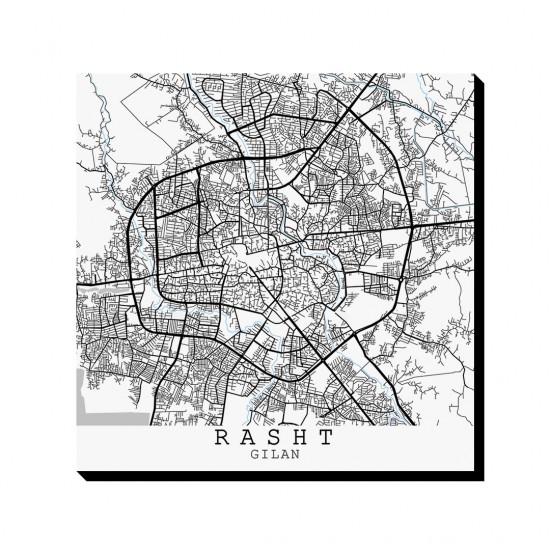 تابلو شاسی طرح نقشه شهر رشت