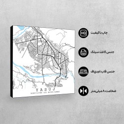 تابلو شاسی طرح نقشه شهر یاسوج