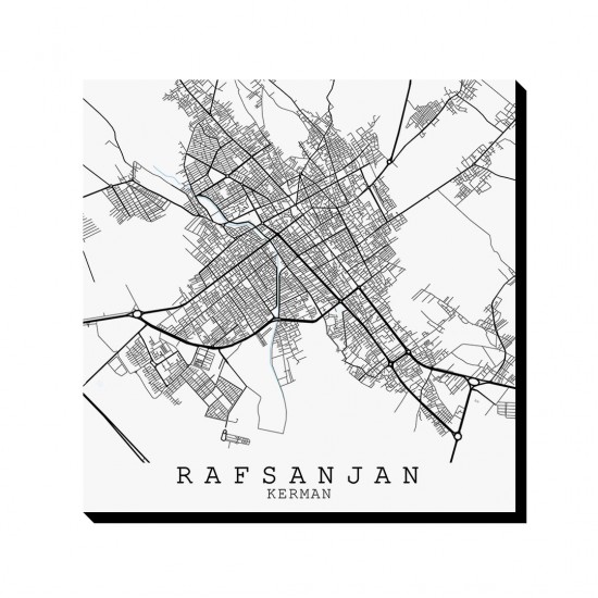 تابلو شاسی طرح نقشه شهر رفسنجان