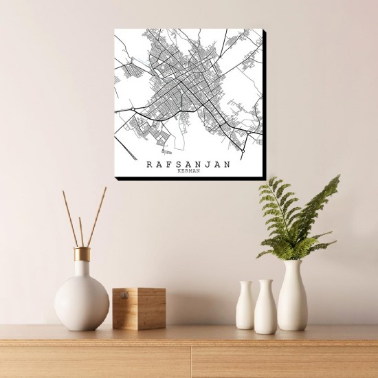تابلو شاسی طرح نقشه شهر رفسنجان