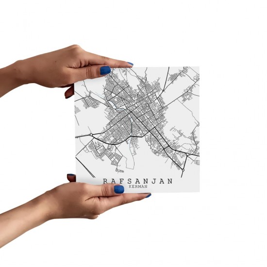 تابلو شاسی طرح نقشه شهر رفسنجان