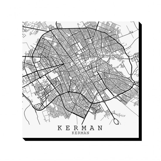 تابلو شاسی طرح نقشه شهر کرمان