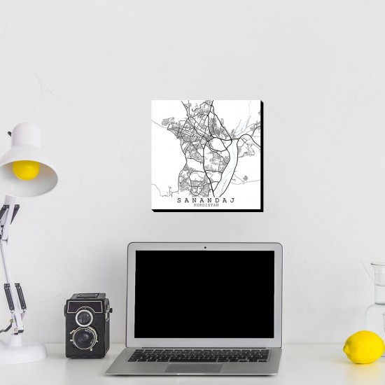 تابلو شاسی طرح نقشه شهر سنندج