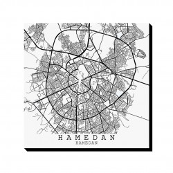 تابلو شاسی طرح نقشه شهر همدان