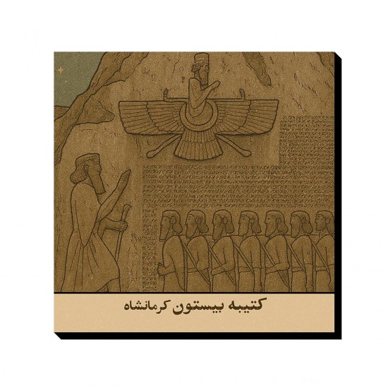 تابلو شاسی طرح کارت کتیبه بیستون کرمانشاه