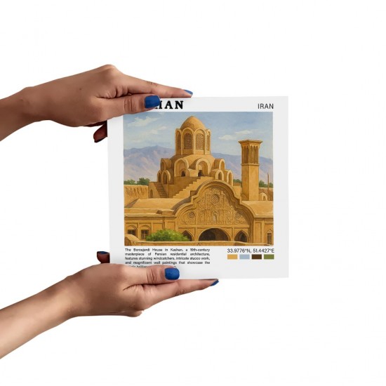 تابلو شاسی طرح خانه بروجردی ها کاشان