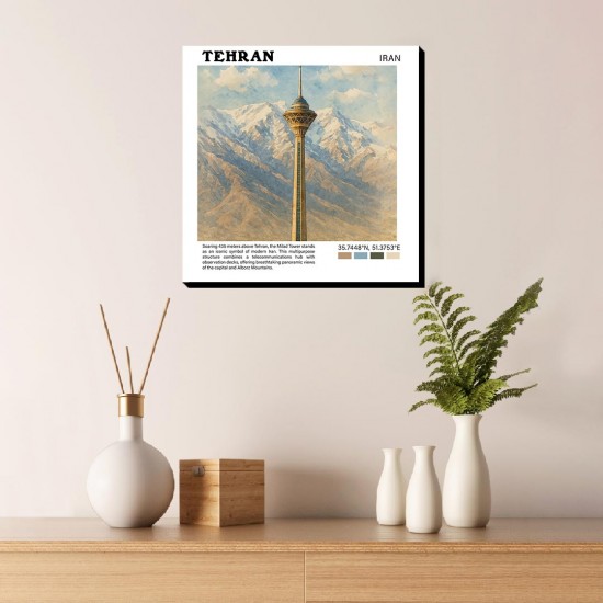 تابلو شاسی طرح برج میلاد تهران