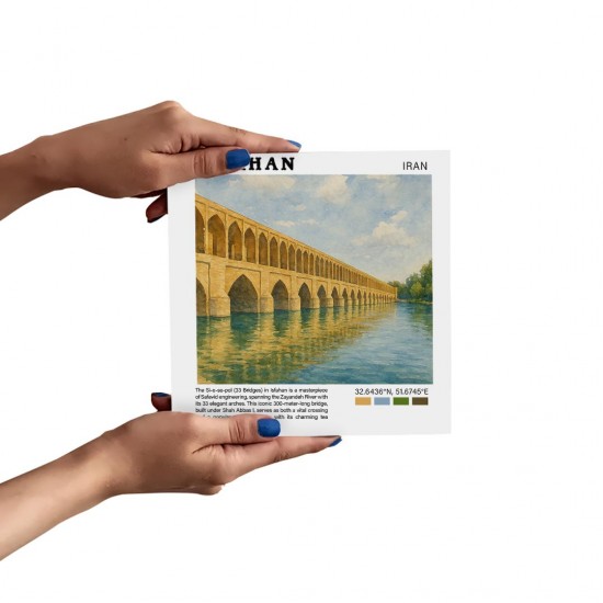 تابلو شاسی طرح سی و سه پل اصفهان