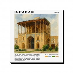 تابلو شاسی طرح عمارت عالی قاپو اصفهان