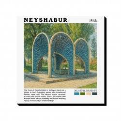 تابلو شاسی طرح آرامگاه کمال الملک نیشابور