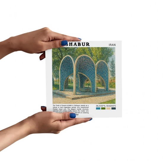 تابلو شاسی طرح آرامگاه کمال الملک نیشابور