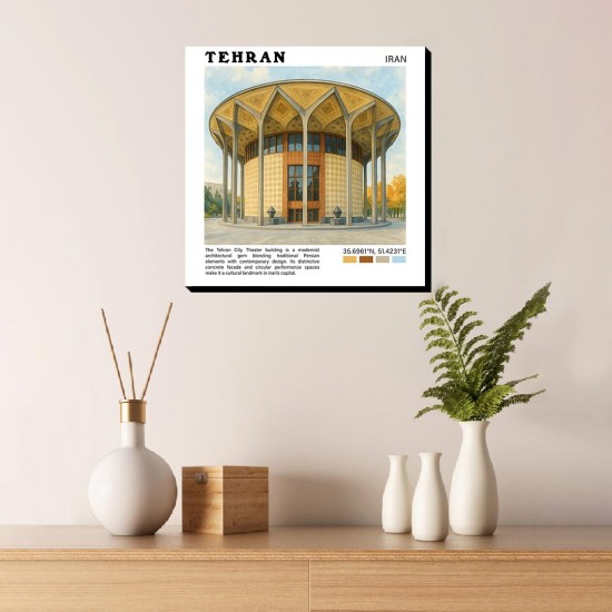 تابلو شاسی طرح تئاتر شهر تهران