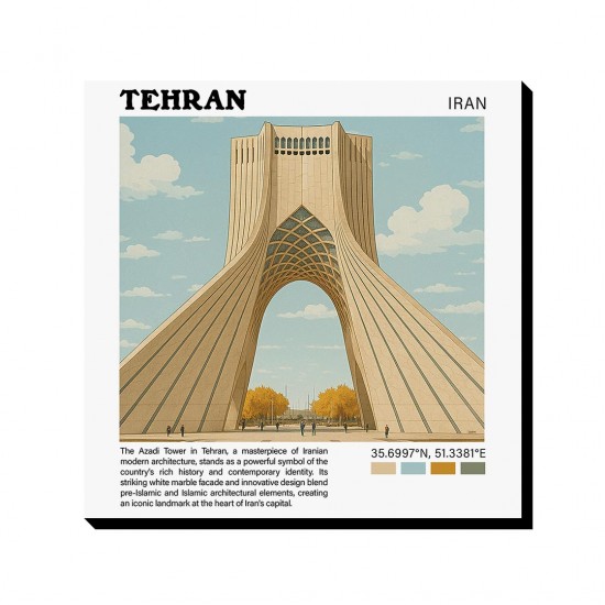 تابلو شاسی طرح برج آزادی تهران